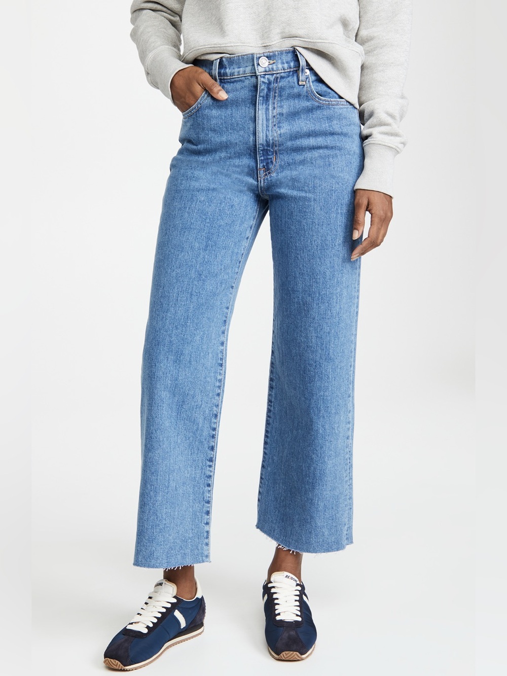 SLVRLAKE • Forever Bkue Grace Crop Jeans